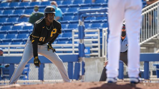 While shortstop still a possibility, Cruz outfield experiment begins taken in Bradenton, Fla.  (Pirates)
